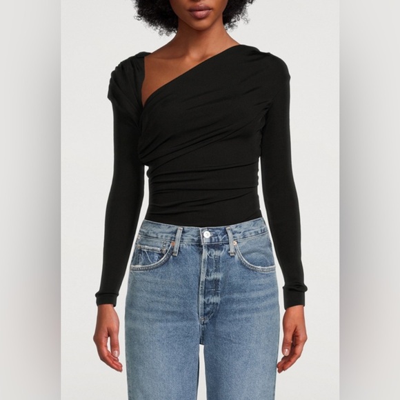 Goldsign The Fonteyn Asymmetric Bodysuit - Picture 1 of 8